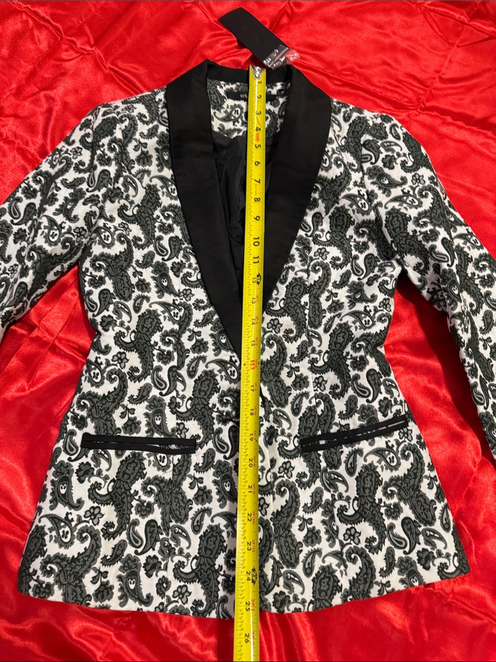 WOW POSHMARK - Authentic Ark & Co. NWT Paisley Blazer - Picture 4 of 10